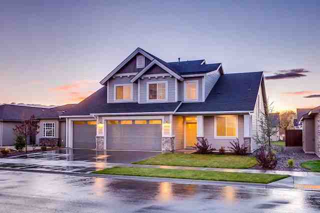 depicting the process of a garage roof replacement