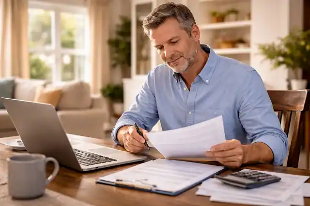 Nonprofit Home Repair Grants 2026-Get Free Help Near You 5 homeowner filling out application for home repair grants on laptop