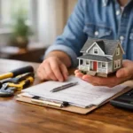 homeowner planning repairs using free home repair grants