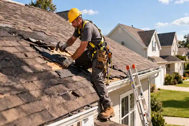 Nonprofit Home Repair Grants 2026-Get Free Help Near You 3 contractor repairing roof with nonprofit home repair assistance