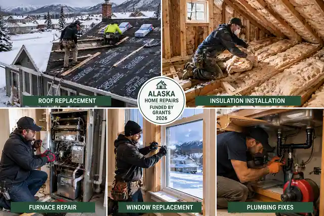 Home Repair Grants Alaska For Low-Income Families in 2026 3 Roof replacement, furnace repair, insulation, and window upgrades covered by Alaska home repair grants