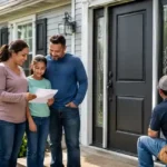 Low-income Delaware homeowner completing a door replacement with grant assistance