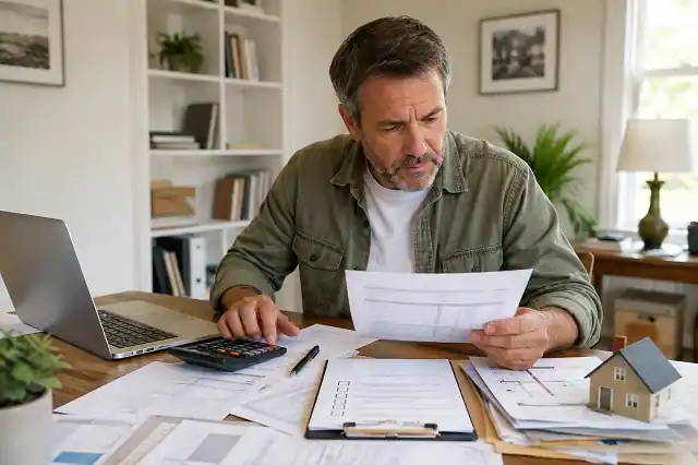 Home Repair Program Finder 2026: Where Homeowners Should Apply First 3 Homeowner preparing documents for a home repair grant application in 2026