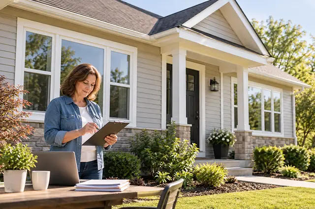 Free Window Replacement Grants For Low-Income Homeowners 3 Low-income homeowner reviewing window replacement funding options for an energy-efficient home